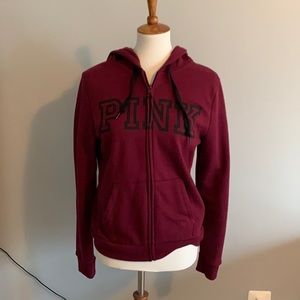PINK zip hoodie